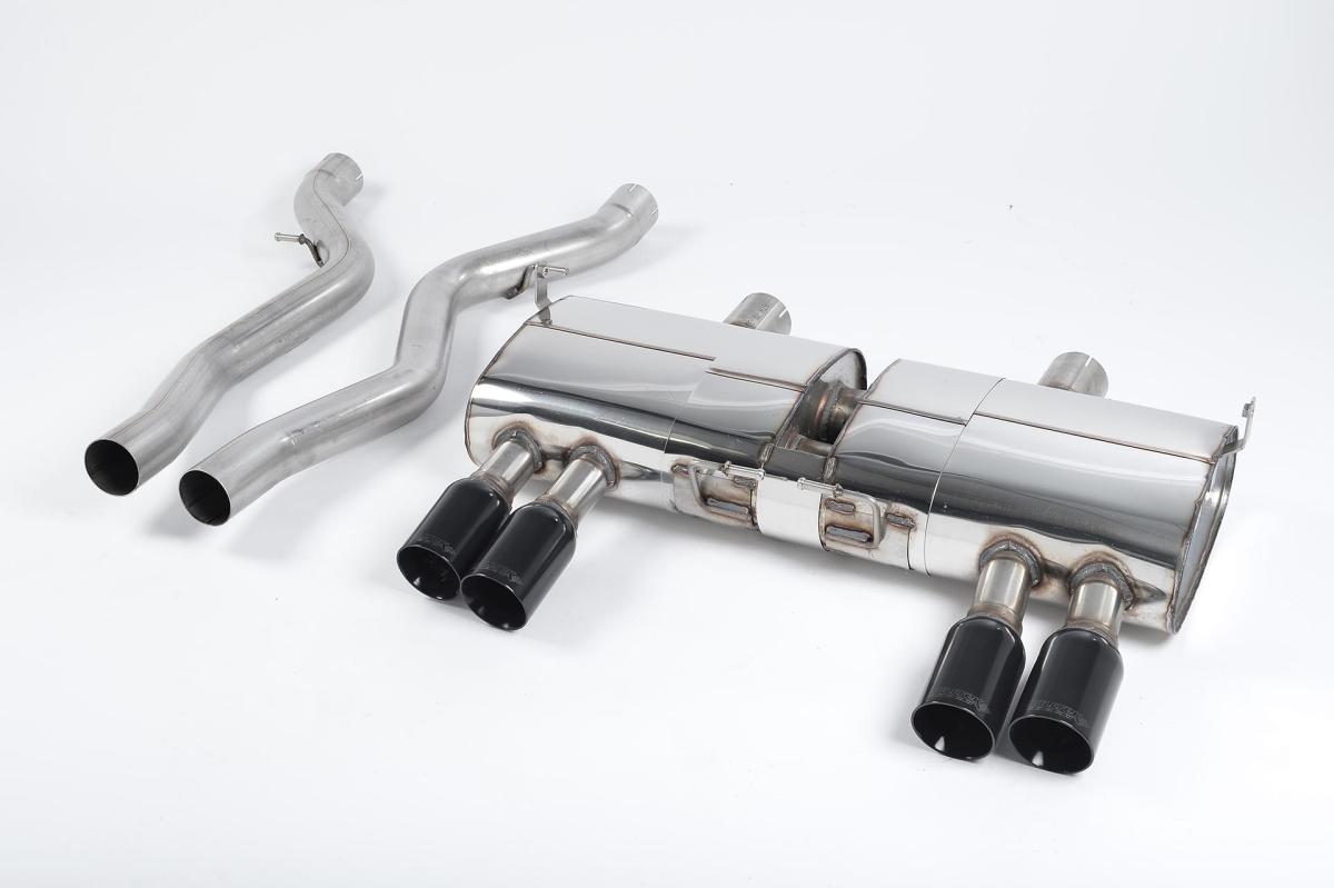 Milltek Cat-Back Exhaust | BMW E90/E92/E93 M3 - Cerakote Black Tips