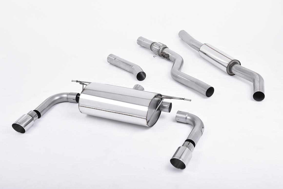 Milltek Resonated Cat-Back Exhaust | BMW F30 328i M Sport - Twin Polished Tips Milltek Resonated Cat-Back Exhaust | BMW F30 328i M Sport - Twin Polished Tips