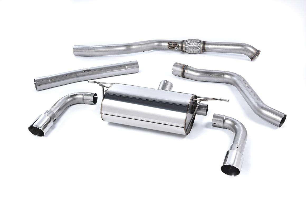 Milltek Resonated Cat-Back Exhaust | BMW F22 M235i - Polished Tips Milltek Resonated Cat-Back Exhaust | BMW F22 M235i - Polished Tips