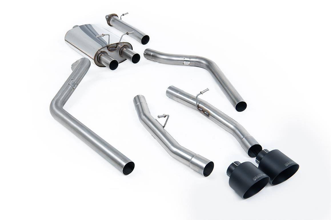 Milltek Cat-Back Exhaust | Dodge Ram 1500 5th Gen - Cerakote Black Tips Milltek Cat-Back Exhaust | Dodge Ram 1500 5th Gen - Cerakote Black Tips