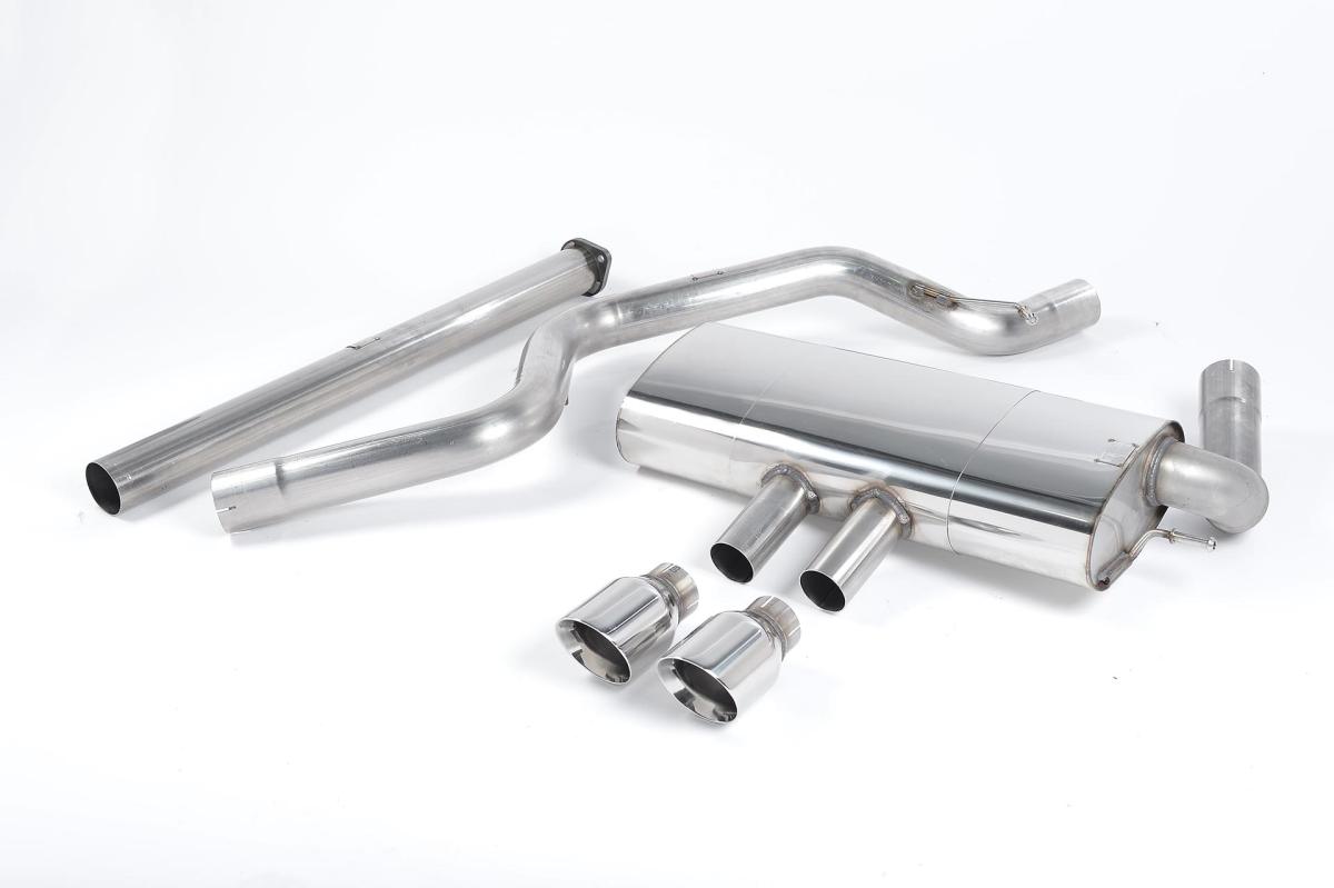 Milltek Non-Resonated Cat-Back Exhaust | Ford Focus MK3 ST - Polished Tips