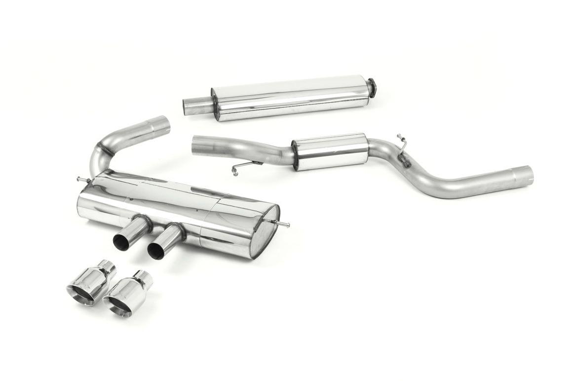 Milltek Resonated Cat-Back Exhaust | Ford Focus MK3 ST - Polished Tips