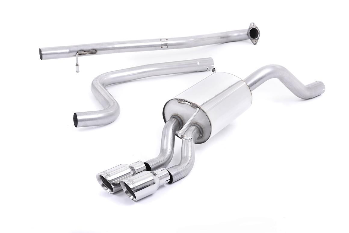 Milltek Non-Resonated Cat-Back Exhaust | Ford Fiesta MK7 Ecoboost - Polished Tips Milltek Non-Resonated Cat-Back Exhaust | Ford Fiesta MK7 Ecoboost - Polished Tips
