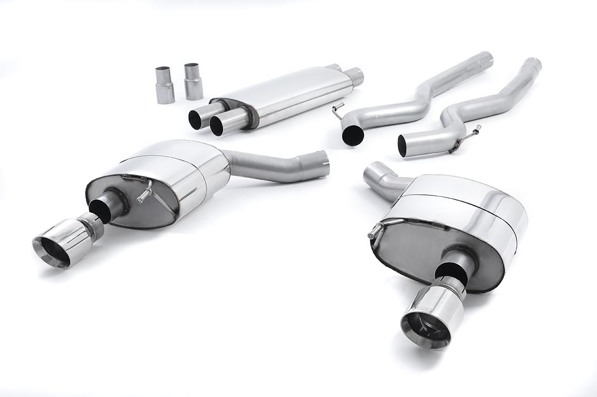 Milltek Resonated Cat-Back Exhaust | Ford Mustang 5.0 GT - Polished Tips Milltek Resonated Cat-Back Exhaust | Ford Mustang 5.0 GT - Polished Tips