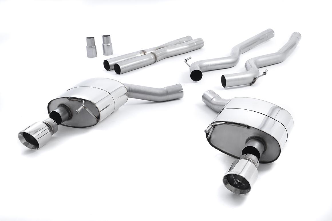 Milltek Non-Resonated Cat-Back Exhaust | Ford Mustang 5.0 GT - Polished Tips Milltek Non-Resonated Cat-Back Exhaust | Ford Mustang 5.0 GT - Polished Tips