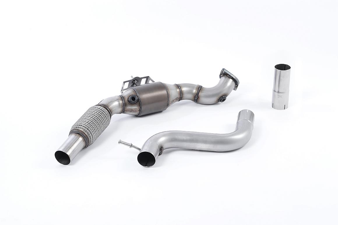 Milltek Large Bore Downpipe Hi-Flow Sports Cat | Ford Mustang 2.3 EcoBoost (S550 Fastback) Milltek Large Bore Downpipe Hi-Flow Sports Cat | Ford Mustang 2.3 EcoBoost (S550 Fastback)