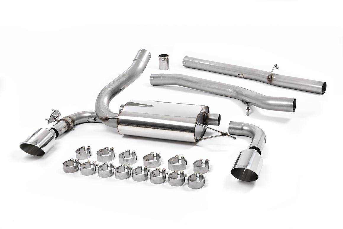 Milltek Non-Resonated Cat-Back Exhaust | Ford Focus MK3 RS - Polished Tips Milltek Non-Resonated Cat-Back Exhaust | Ford Focus MK3 RS - Polished Tips