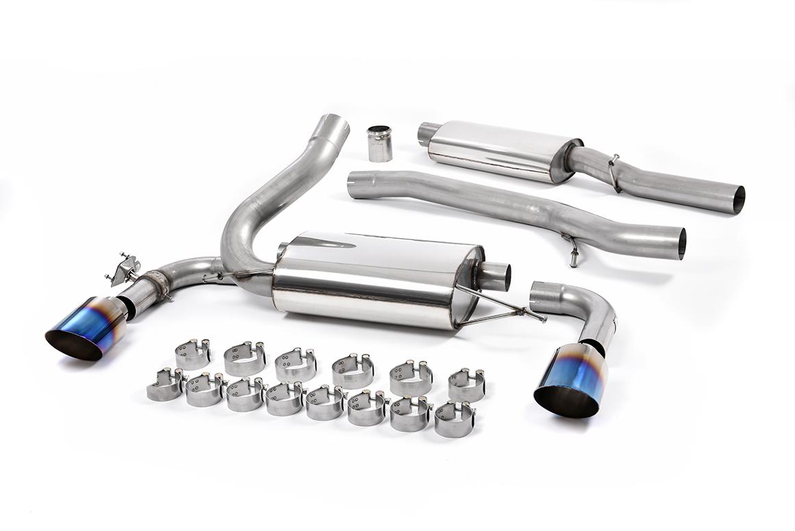 Milltek Resonated Cat-Back Exhaust | Ford Focus MK3 RS - Burnt Titanium Tips Milltek Resonated Cat-Back Exhaust | Ford Focus MK3 RS - Burnt Titanium Tips