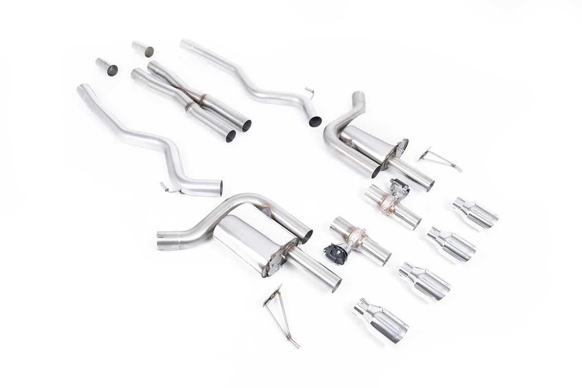 Milltek Valved Cat-Back Exhaust | Ford Mustang S650 GT - Polished Tips Milltek Valved Cat-Back Exhaust | Ford Mustang S650 GT - Polished Tips