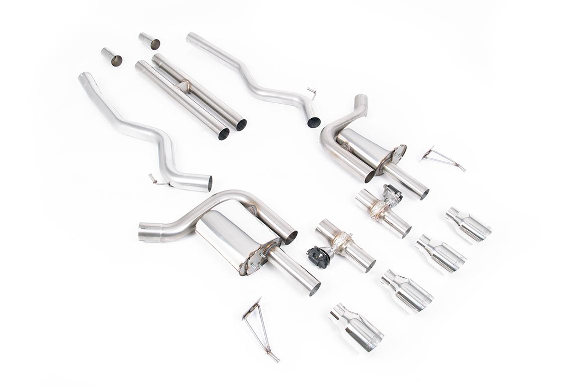 Milltek Valved Cat-Back Exhaust | Ford Mustang S650 GT - Polished Tips Milltek Valved Cat-Back Exhaust | Ford Mustang S650 GT - Polished Tips