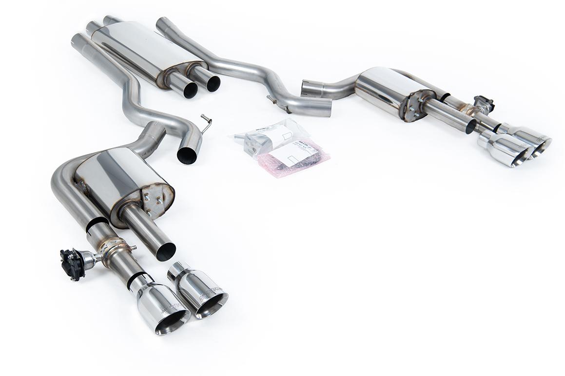 Milltek Valved Resonated Cat-Back | Ford Mustang S550/S650 - Polished Tips Milltek Valved Resonated Cat-Back | Ford Mustang S550/S650 - Polished Tips