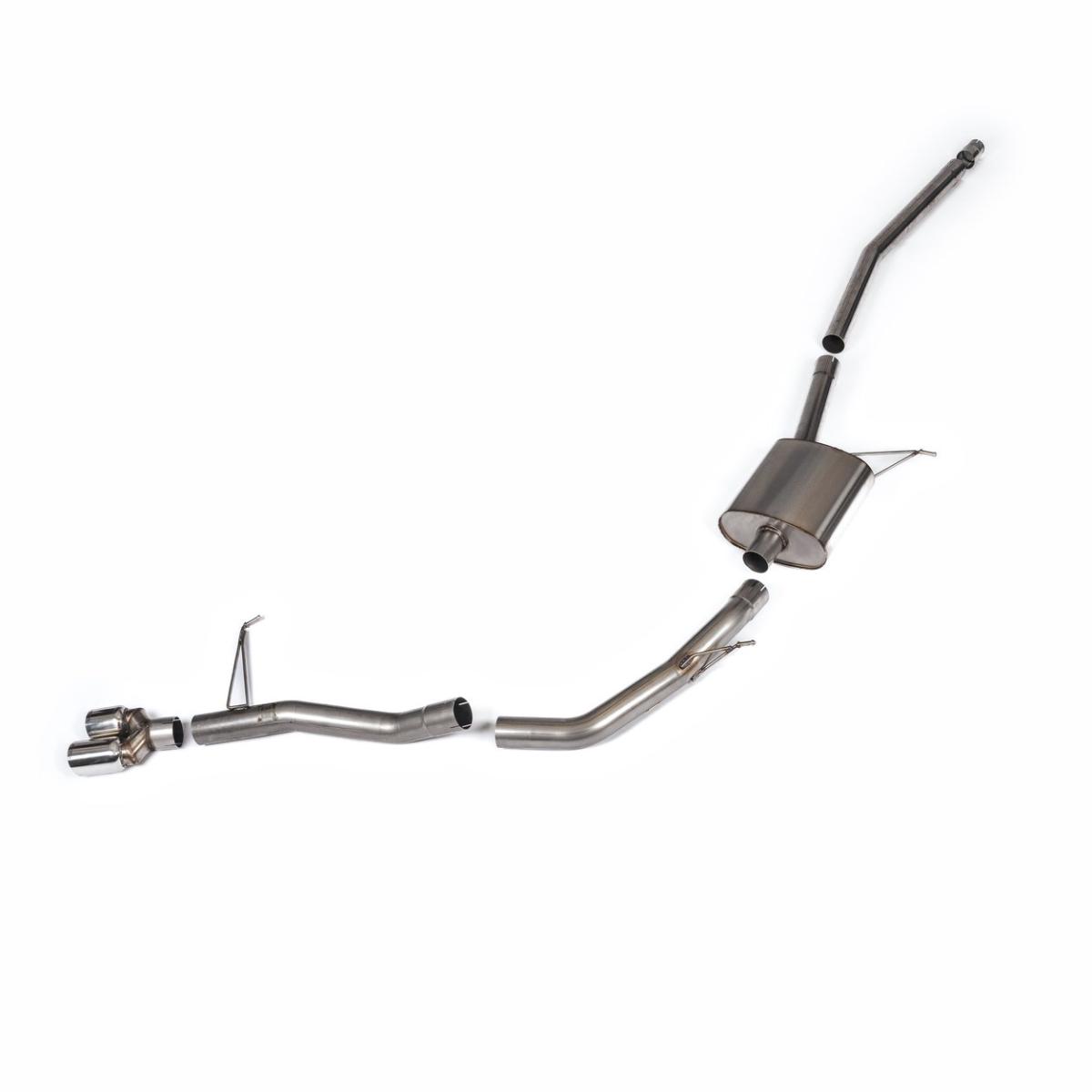 Milltek Secondary Cat-Back with Side Exit | Ford Maverick 2.0T AWD - Polished Tips Milltek Secondary Cat-Back with Side Exit | Ford Maverick 2.0T AWD - Polished Tips