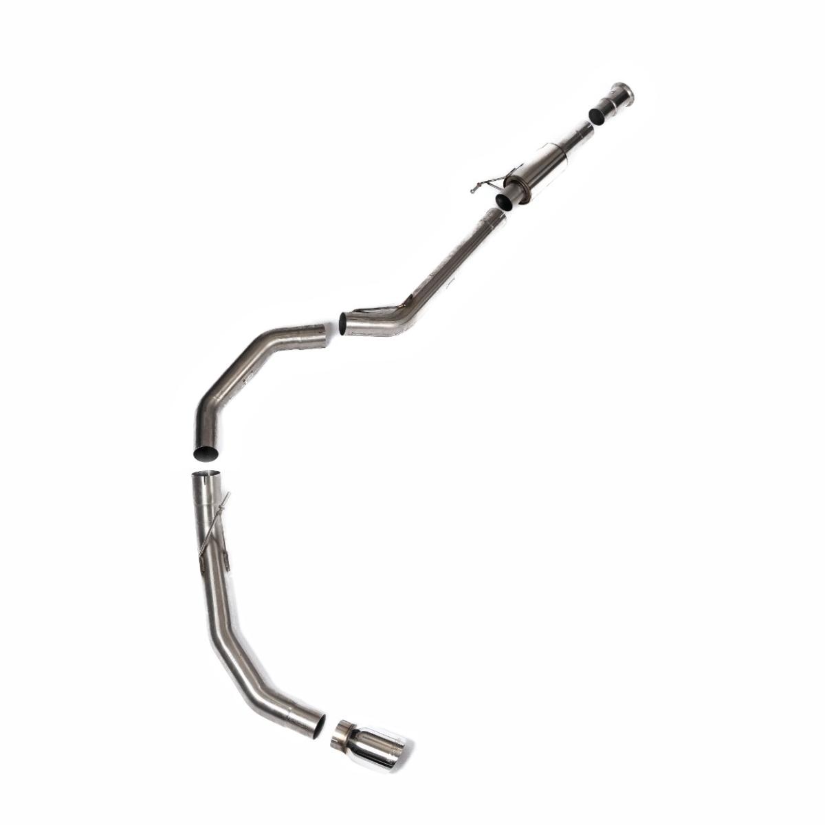 Milltek Race Cat-Back with Single Rear Exit | Ford F150 Single Cab 5.0 V8 - Polished Tips Milltek Race Cat-Back with Single Rear Exit | Ford F150 Single Cab 5.0 V8 - Polished Tips