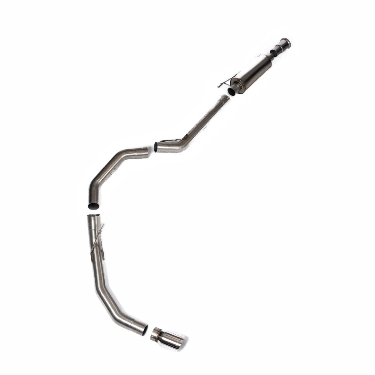 Milltek Road+ Cat-Back with Single Rear Exit | Ford F150 Single Cab 5.0 V8 - Polished Tips Milltek Road+ Cat-Back with Single Rear Exit | Ford F150 Single Cab 5.0 V8 - Polished Tips