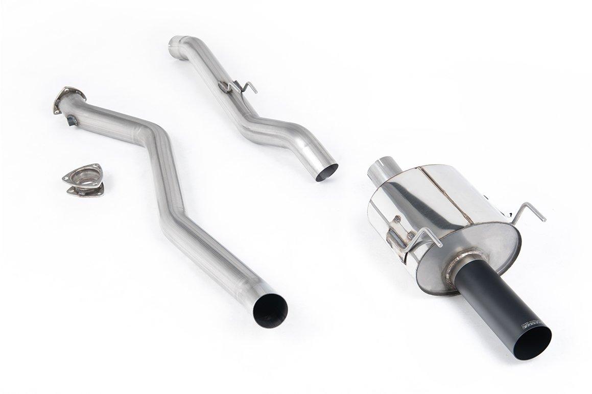 Milltek Non-Resonated Cat-Back Exhaust | Honda Integra DC5 Type R - Cerakote Black Tips Milltek Non-Resonated Cat-Back Exhaust | Honda Integra DC5 Type R - Cerakote Black Tips