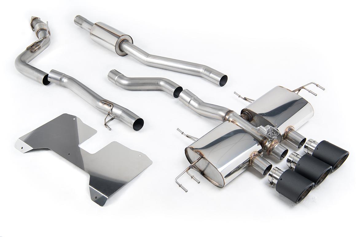 Milltek Valved Road+ Cat-Back Exhaust | Honda Civic FL5 Type R - Carbon Fibre Tips Milltek Valved Road+ Cat-Back Exhaust | Honda Civic FL5 Type R - Carbon Fibre Tips