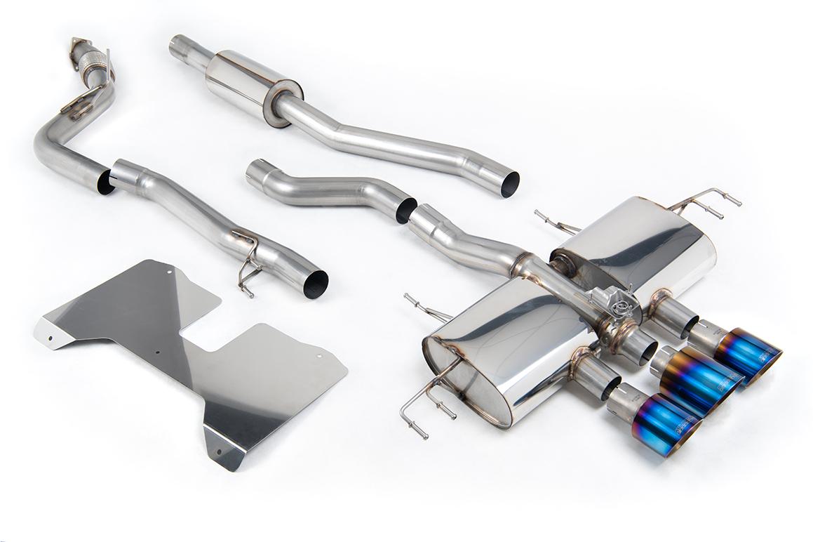Milltek Valved Road+ Cat-Back Exhaust | Honda Civic FL5 Type R - Burnt Titanium Tips Milltek Valved Road+ Cat-Back Exhaust | Honda Civic FL5 Type R - Burnt Titanium Tips