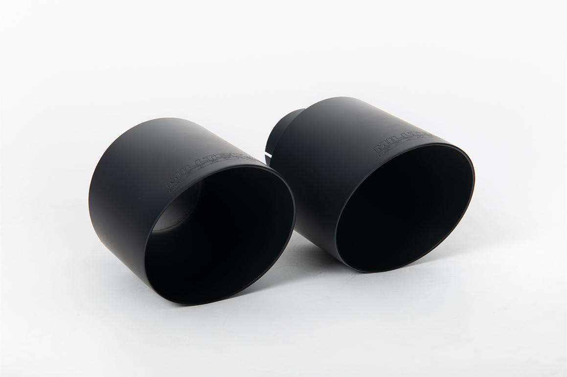 Milltek Resonated Cat-Back Exhaust | Honda Integra DE5 Type S - Cerakote Black Tips Milltek Resonated Cat-Back Exhaust | Honda Integra DE5 Type S - Cerakote Black Tips