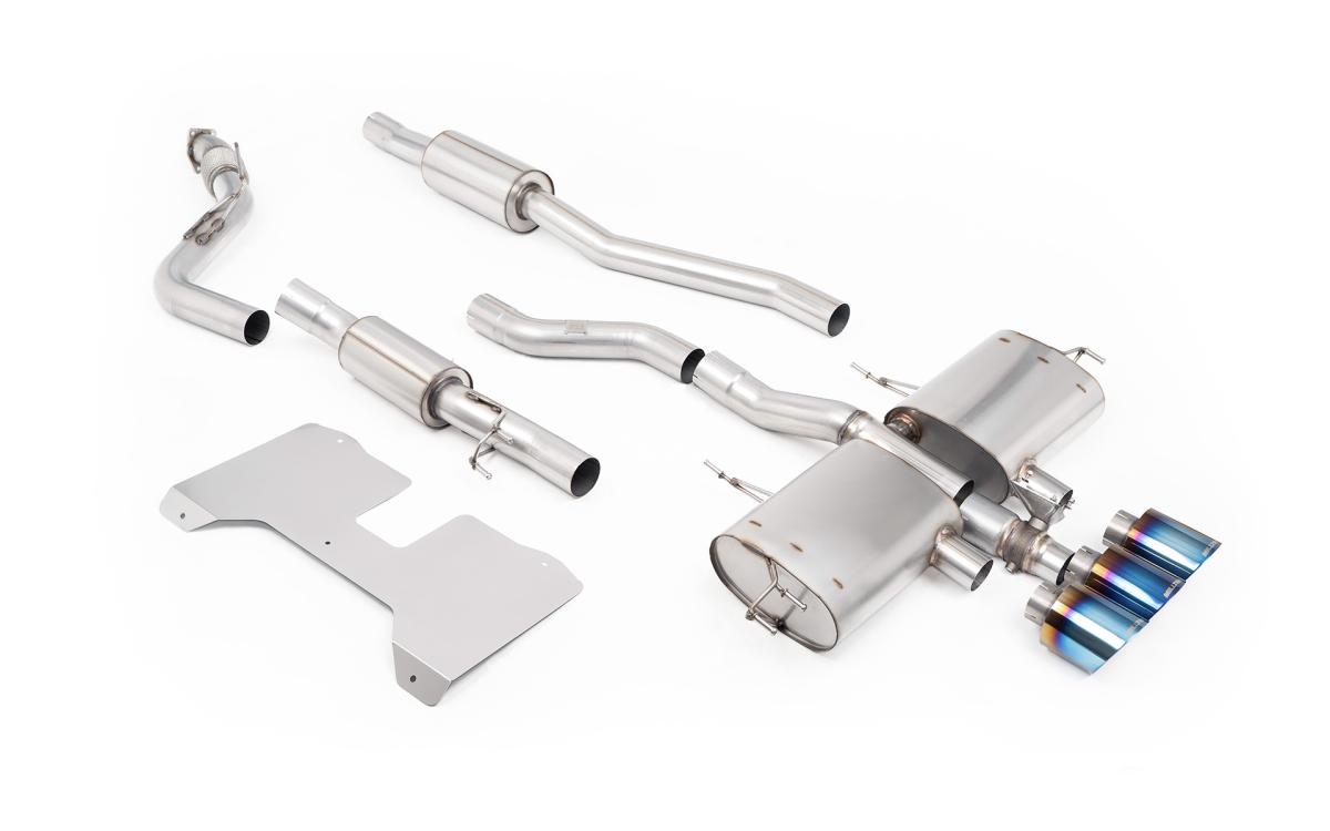 Milltek Resonated Valved Cat-Back | Honda Civic FL5 Type R - Burnt Titanium Tips Milltek Resonated Valved Cat-Back | Honda Civic FL5 Type R - Burnt Titanium Tips