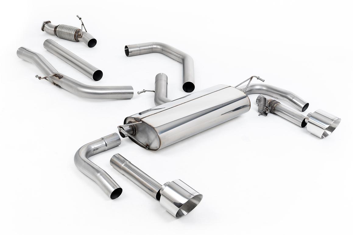 Milltek Non-Resonated Valved Cat-Back | Hyundai Elantra N - Polished Tips