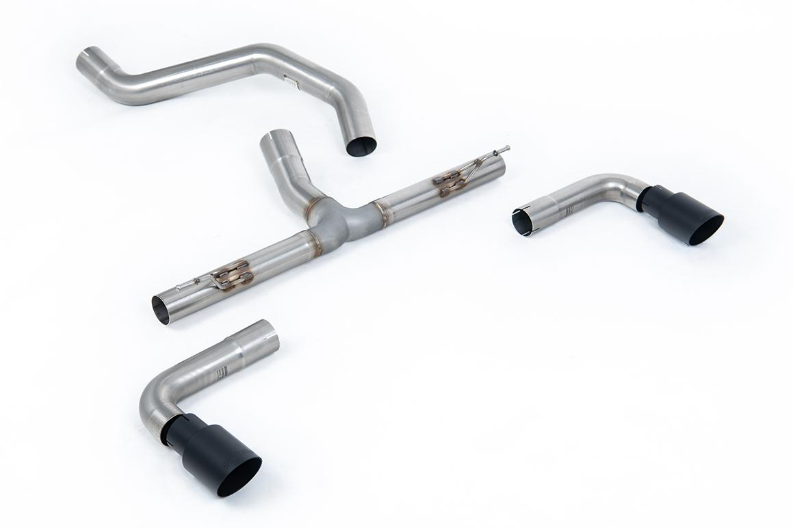 Milltek Non-Resonated GPF-Back Exhaust | Ineos Grenadier B58 - Cerakote Black Tips