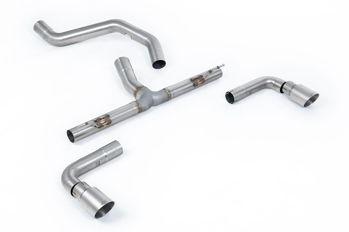 Milltek Non-Resonated GPF-Back Exhaust | Ineos Grenadier - Brushed Titanium Tips