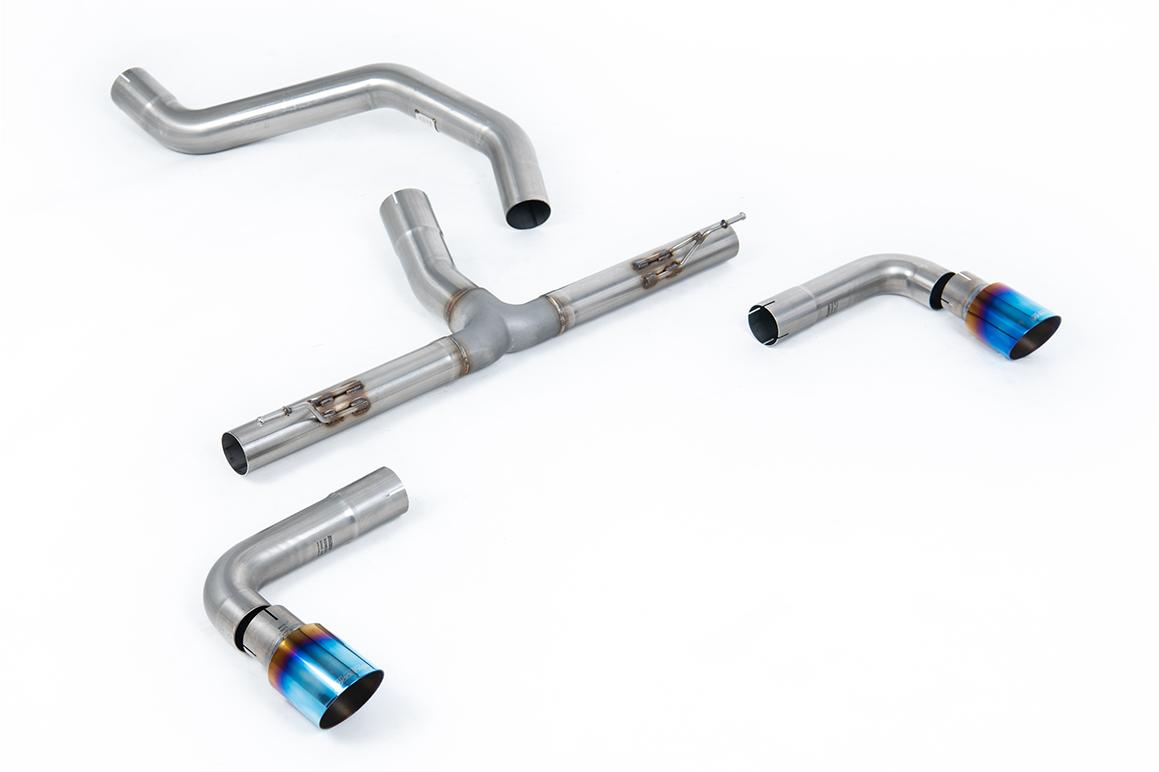 Milltek Non-Resonated GPF-Back Exhaust | Ineos Grenadier B58 - Burnt Titanium Tips