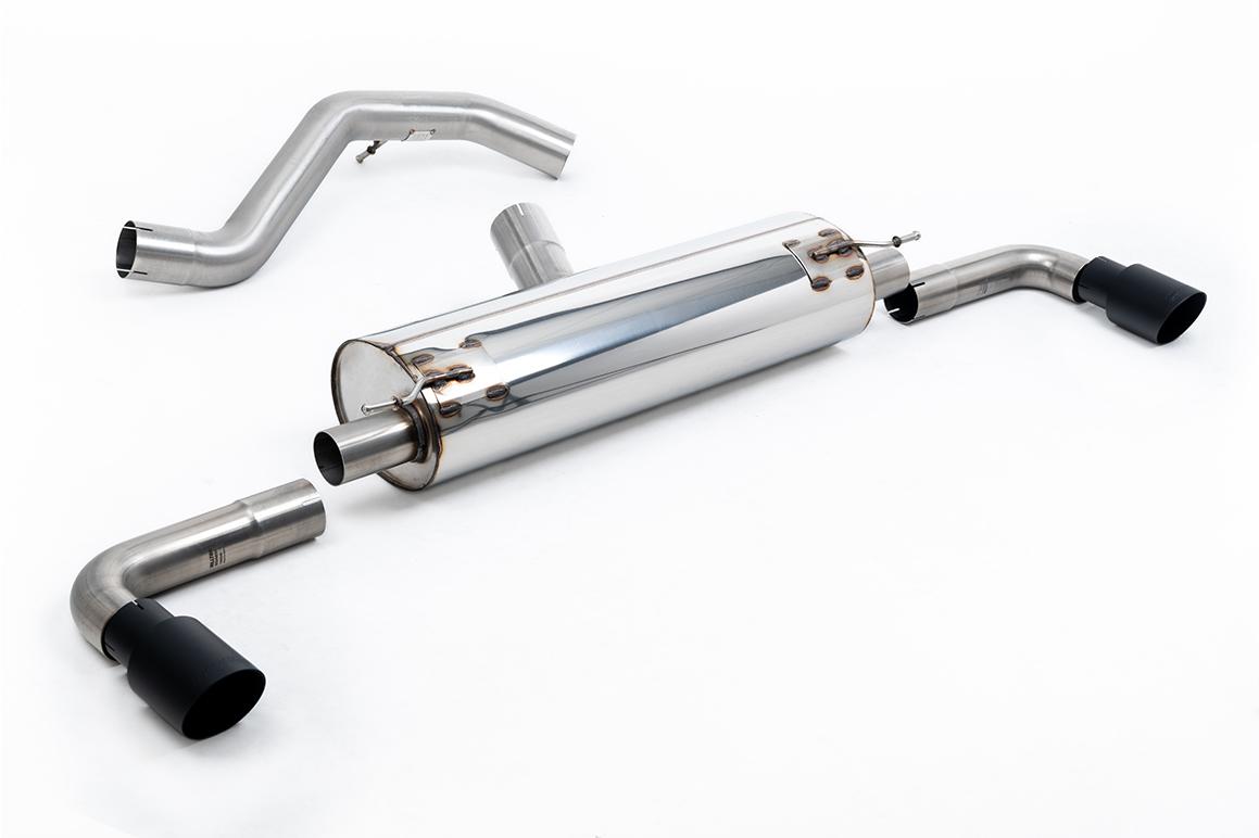 Milltek Resonated Cat-Back Exhaust | Ineos Grenadier - Cerakote Black Tips