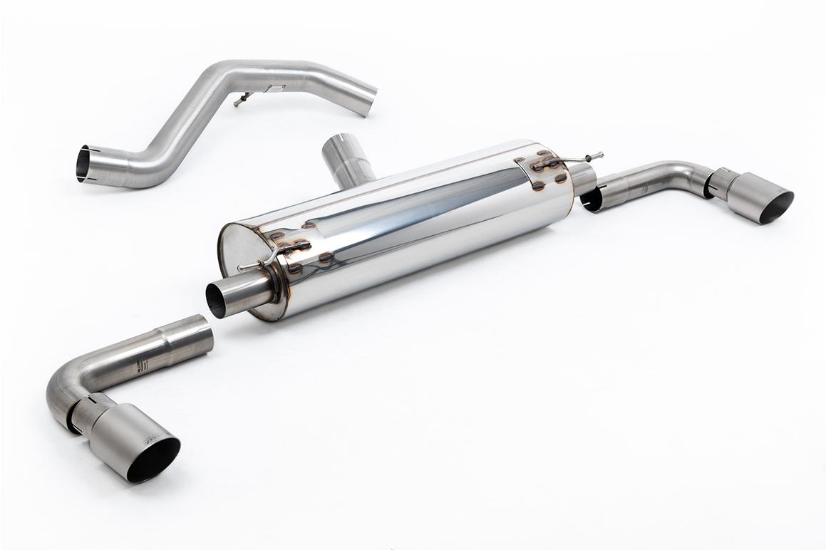 Milltek Resonated Cat-Back Exhaust | Ineos Grenadier - Brushed Titanium Tips