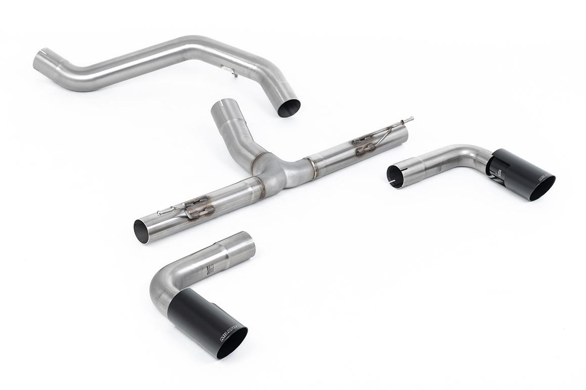 Milltek Non-Resonated Cat-Back Exhaust | Ineos Grenadier - Cerakote Black Tips