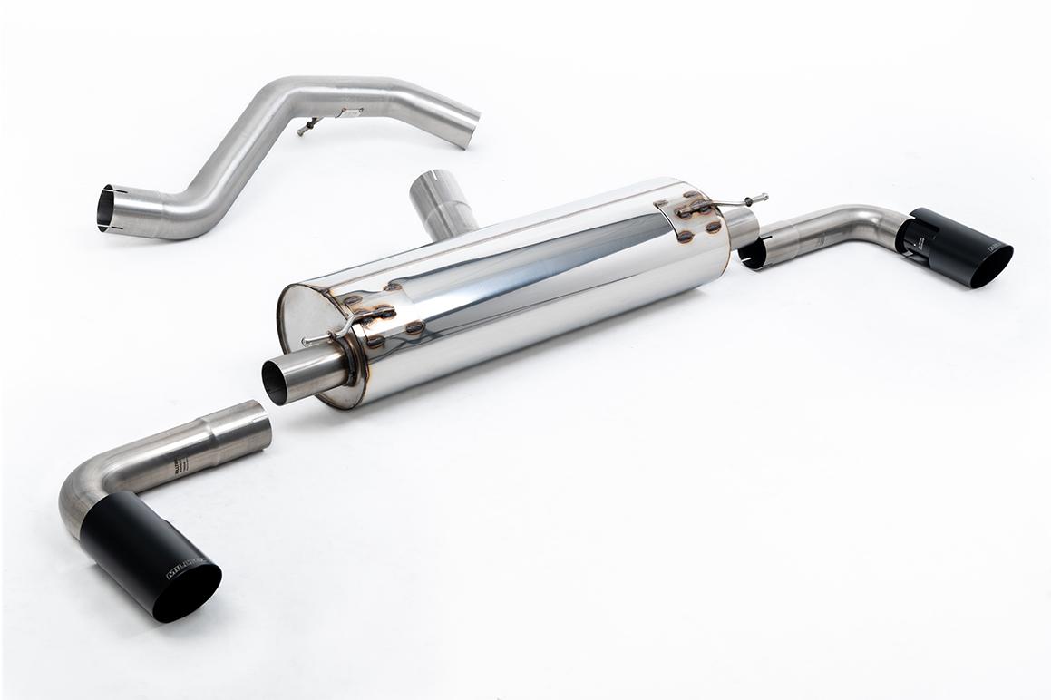 Milltek Resonated Cat-Back Exhaust | Ineos Grenadier - Cerakote Black Tips