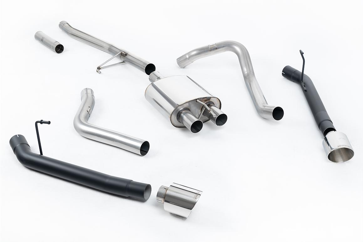 Milltek Rear Exit Cat-Back Exhaust | Jeep Gladiator JT - Polished Tips Milltek Rear Exit Cat-Back Exhaust | Jeep Gladiator JT - Polished Tips