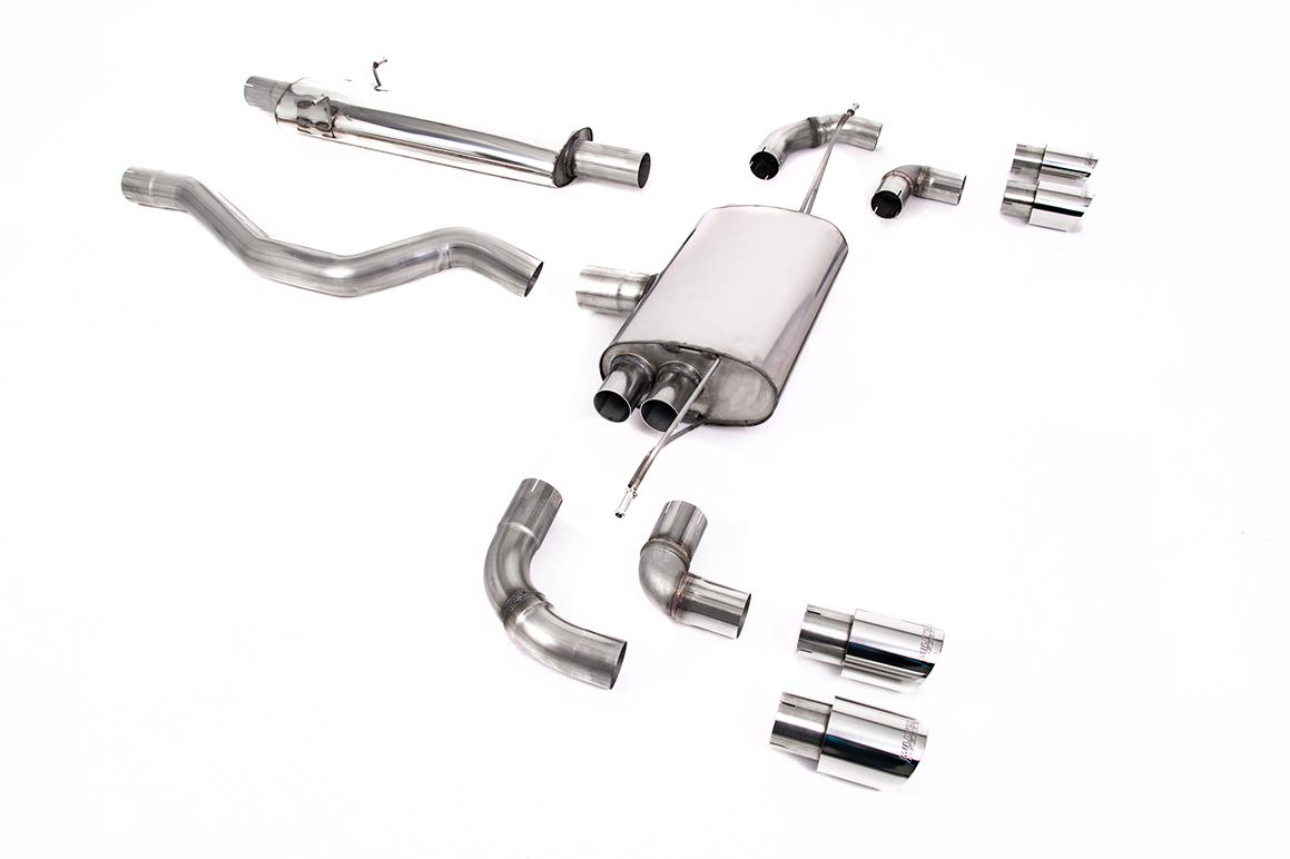 Milltek Resonated OPF/GPF Back System | Land Rover Defender 110 P300 & P400e - Polished Tips Milltek Resonated OPF/GPF Back System | Land Rover Defender 110 P300 & P400e - Polished Tips