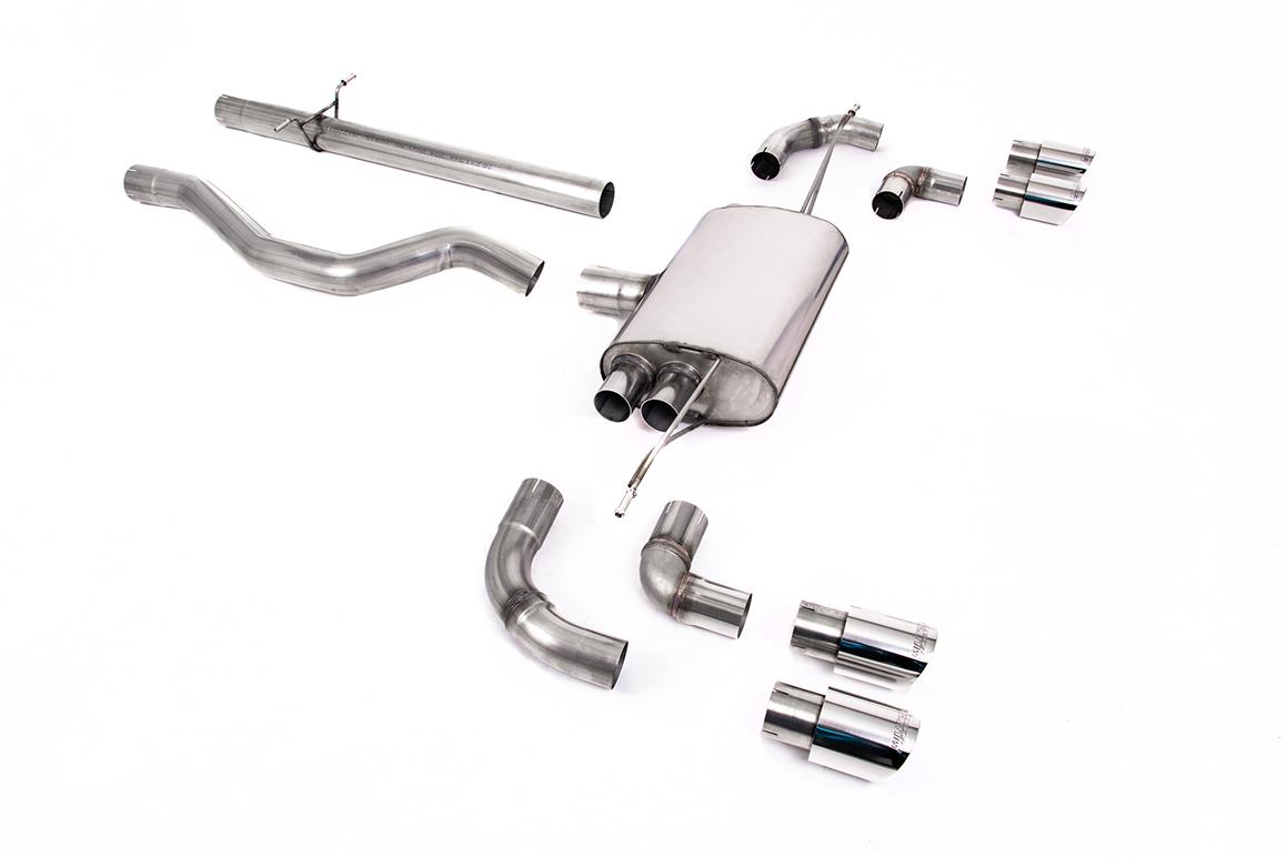 Milltek Non-Resonated OPF/GPF Back System | Land Rover Defender 110 P300 & P400e - Polished Tips Milltek Non-Resonated OPF/GPF Back System | Land Rover Defender 110 P300 & P400e - Polished Tips