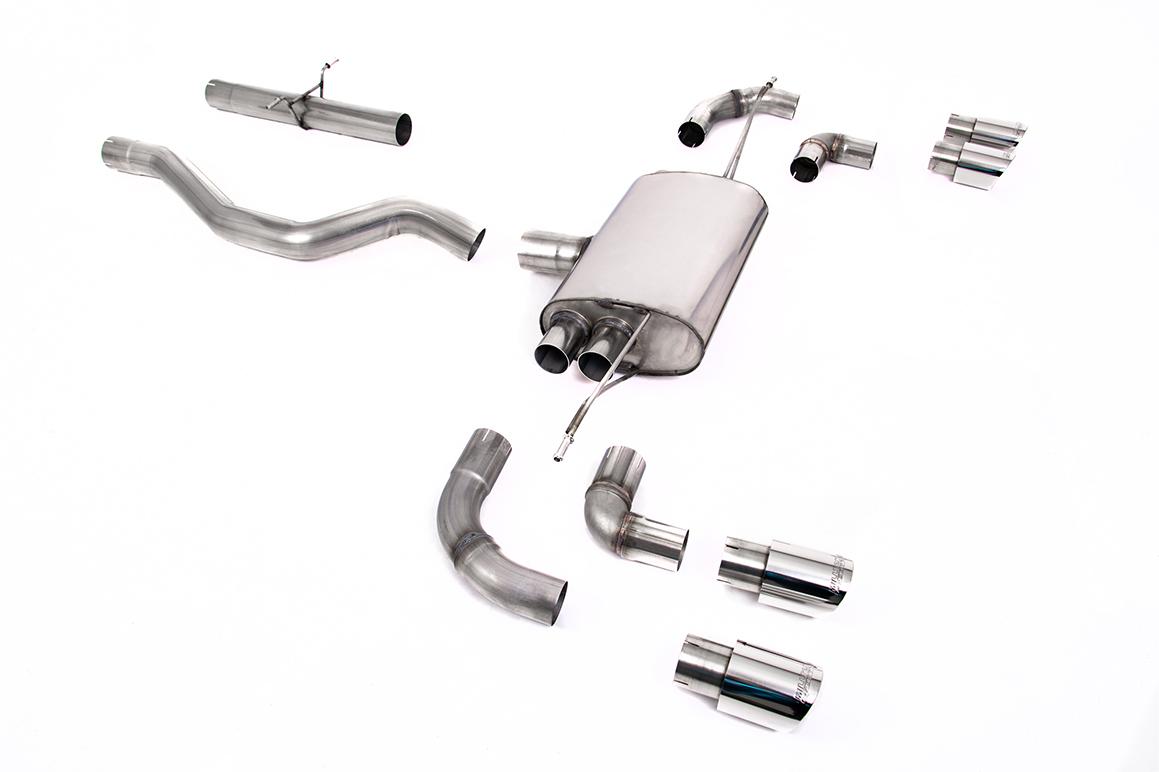 Milltek OPF/GPF Back System | Land Rover Defender 90 P300/P400e - GT-90 Polished Tips Milltek OPF/GPF Back System | Land Rover Defender 90 P300/P400e - GT-90 Polished Tips