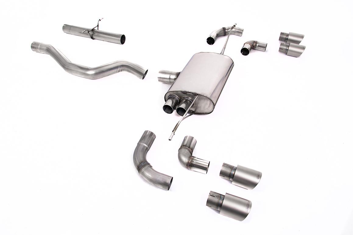 Milltek OPF/GPF Back System | Land Rover Defender 90 P300/P400e - GT-90 Titanium Tips Milltek OPF/GPF Back System | Land Rover Defender 90 P300/P400e - GT-90 Titanium Tips