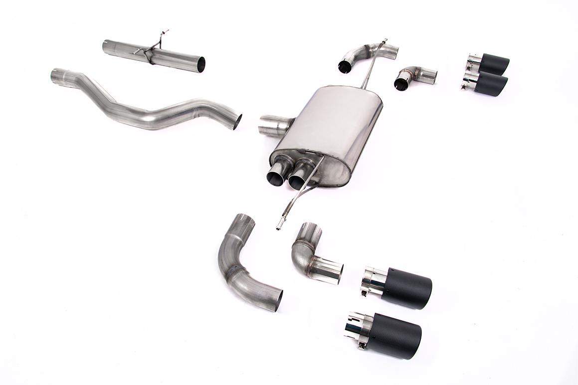 Milltek OPF/GPF Back Non-Resonated | Land Rover Defender 90 - JET-90 Carbon Tips Milltek OPF/GPF Back Non-Resonated | Land Rover Defender 90 - JET-90 Carbon Tips