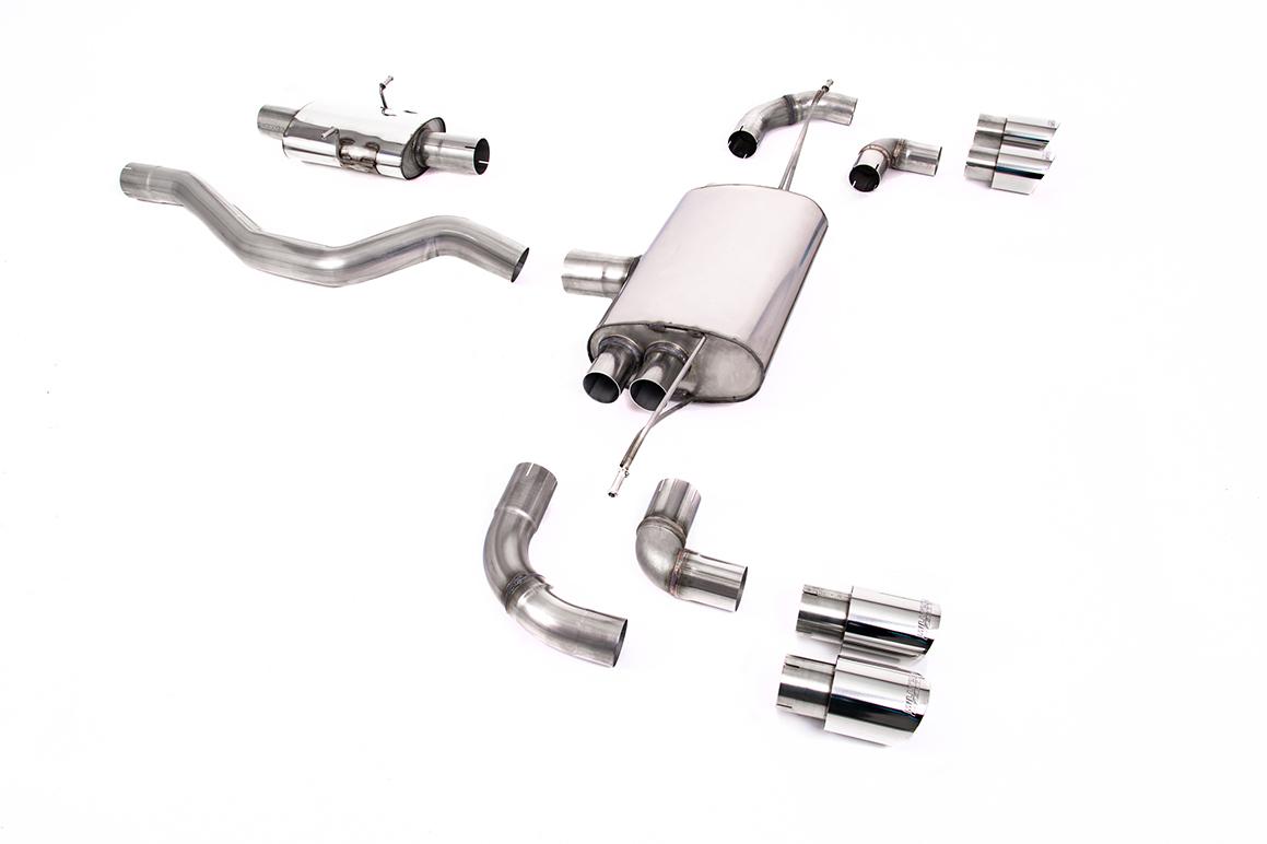 Milltek OPF/GPF Back System | Land Rover Defender 90 3.0 I6 P400 (OPF/GPF and Non-OPF/GPF Equipped Vehicle Compatible) - GT-90 Polished Tips Milltek OPF/GPF Back System | Land Rover Defender 90 3.0 I6 P400 (OPF/GPF and Non-OPF/GPF Equipped Vehicle Compatible) - GT-90 Polished Tips
