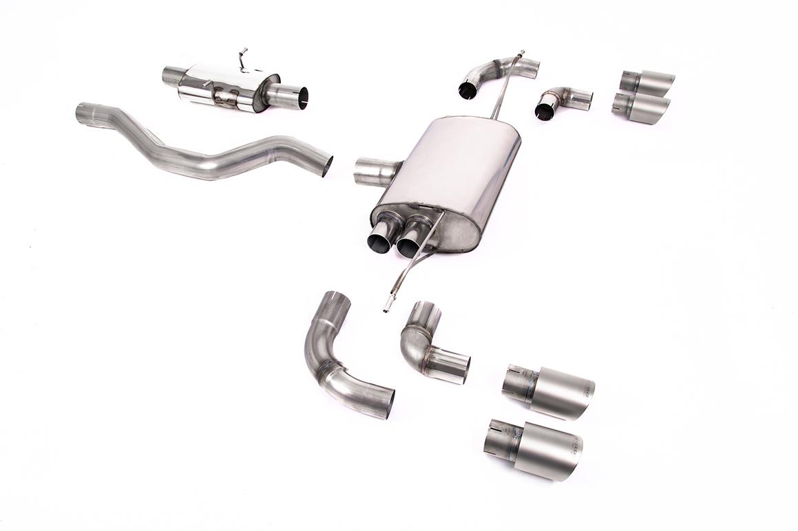 Milltek OPF/GPF Back System | Land Rover Defender 90 3.0 I6 P400 (OPF/GPF and Non-OPF/GPF Equipped Vehicle Compatible) - GT-90 Titanium Tips Milltek OPF/GPF Back System | Land Rover Defender 90 3.0 I6 P400 (OPF/GPF and Non-OPF/GPF Equipped Vehicle Compatible) - GT-90 Titanium Tips
