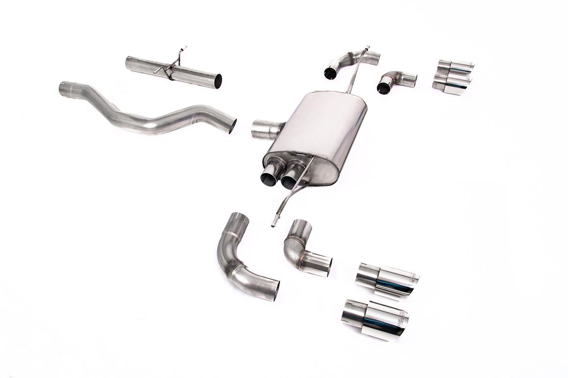 Milltek OPF Back System Non-Resonated | Land Rover Defender 90 P400 - GT-90 Polished Tips Milltek OPF Back System Non-Resonated | Land Rover Defender 90 P400 - GT-90 Polished Tips