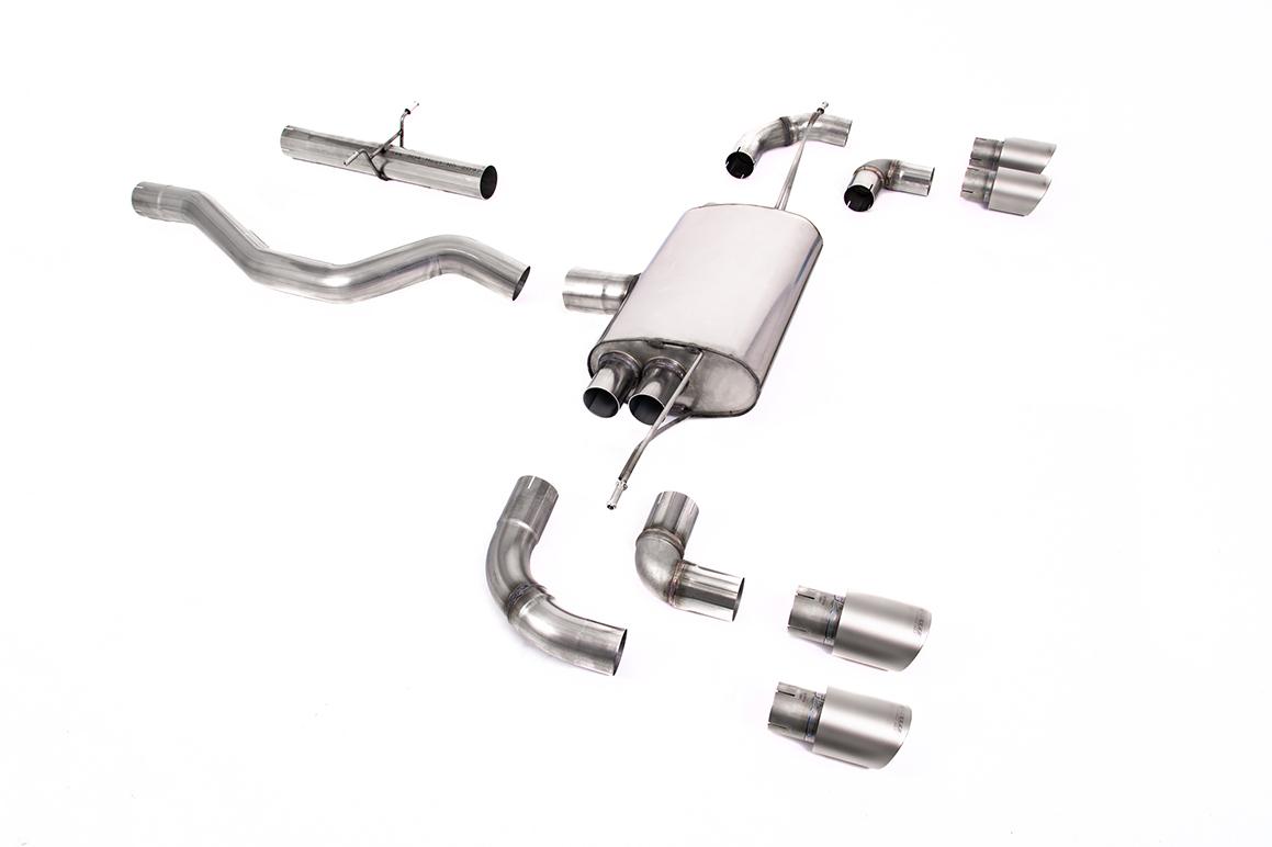 Milltek OPF Back System | Land Rover Defender 90 P400 - GT-90 Titanium Tips Milltek OPF Back System | Land Rover Defender 90 P400 - GT-90 Titanium Tips