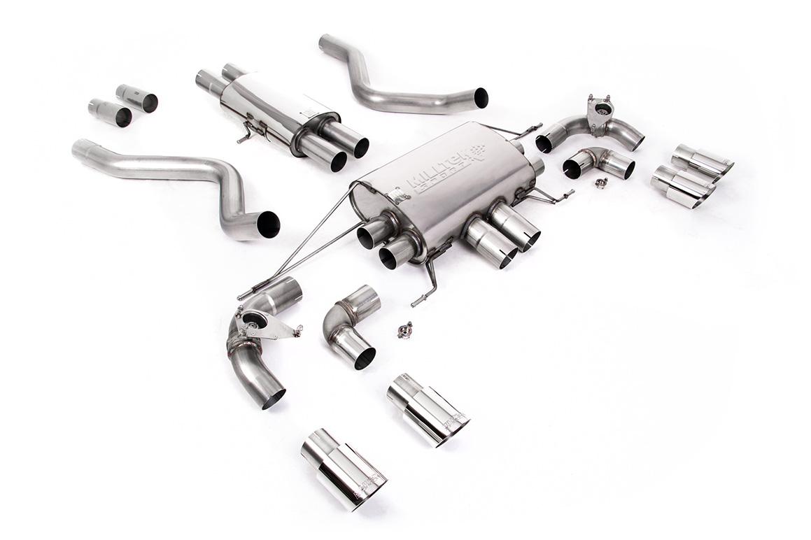 Milltek Resonated Valved Cat-Back Exhaust | Land Rover Defender 90 5.0 V8 - Polished Tips Milltek Resonated Valved Cat-Back Exhaust | Land Rover Defender 90 5.0 V8 - Polished Tips