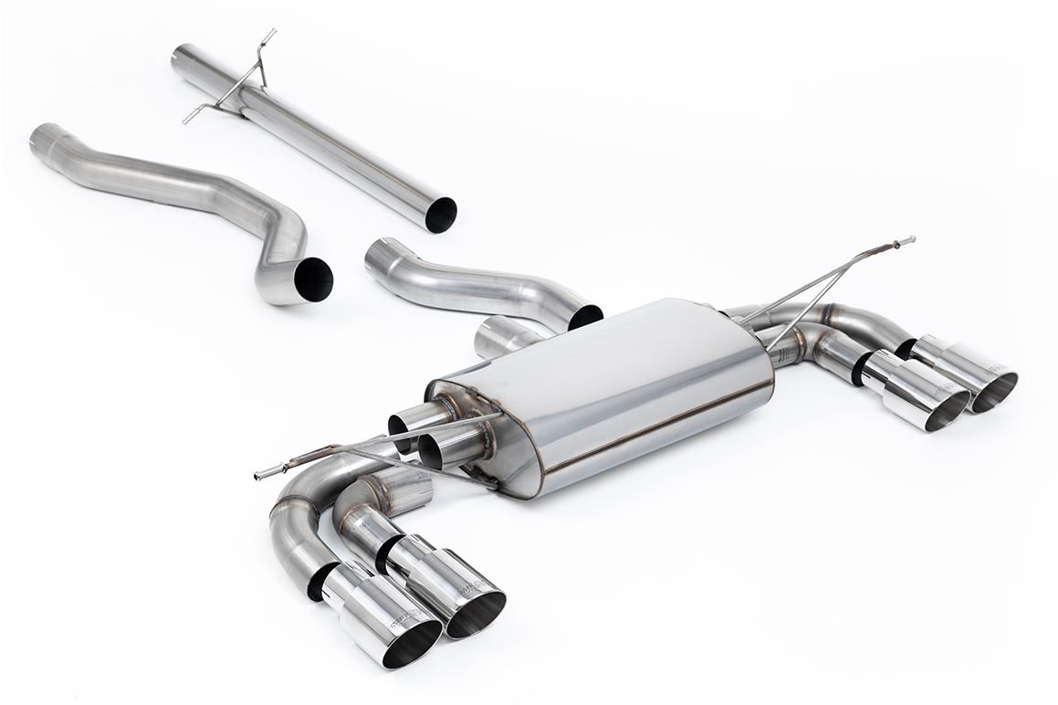 Milltek Non-Resonated OPF Back Exhaust | Land Rover Defender 130 P400 - Polished Tips Milltek Non-Resonated OPF Back Exhaust | Land Rover Defender 130 P400 - Polished Tips
