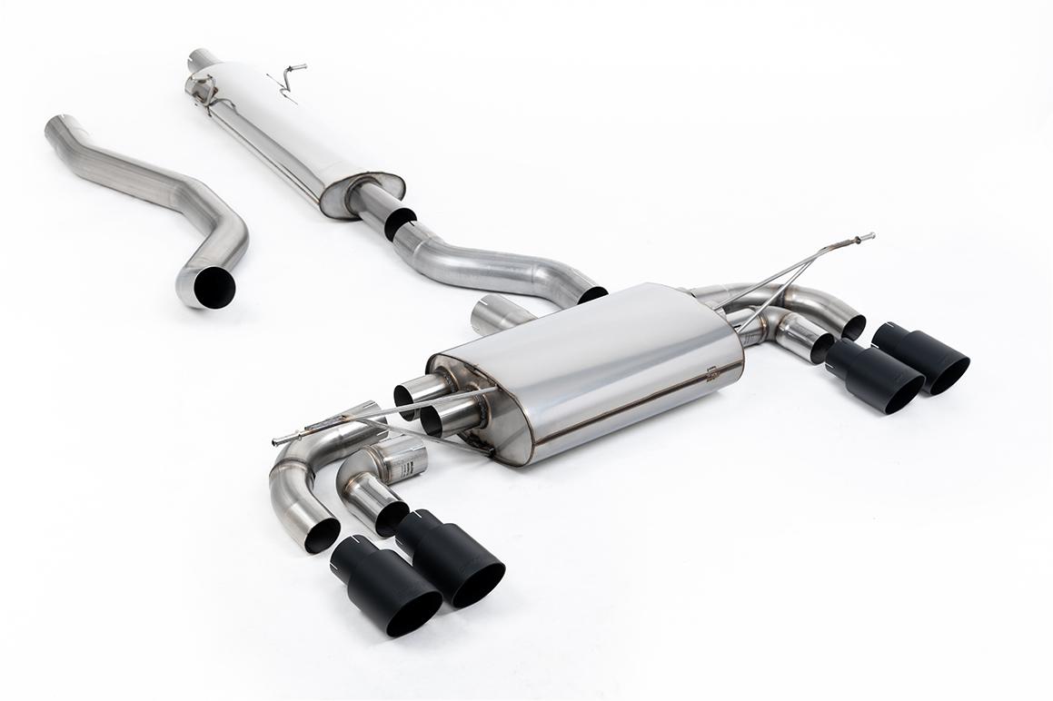 Milltek OPF/GPF Back Exhaust | Land Rover Defender 130 P300 P400e - Black Tips Milltek OPF/GPF Back Exhaust | Land Rover Defender 130 P300 P400e - Black Tips