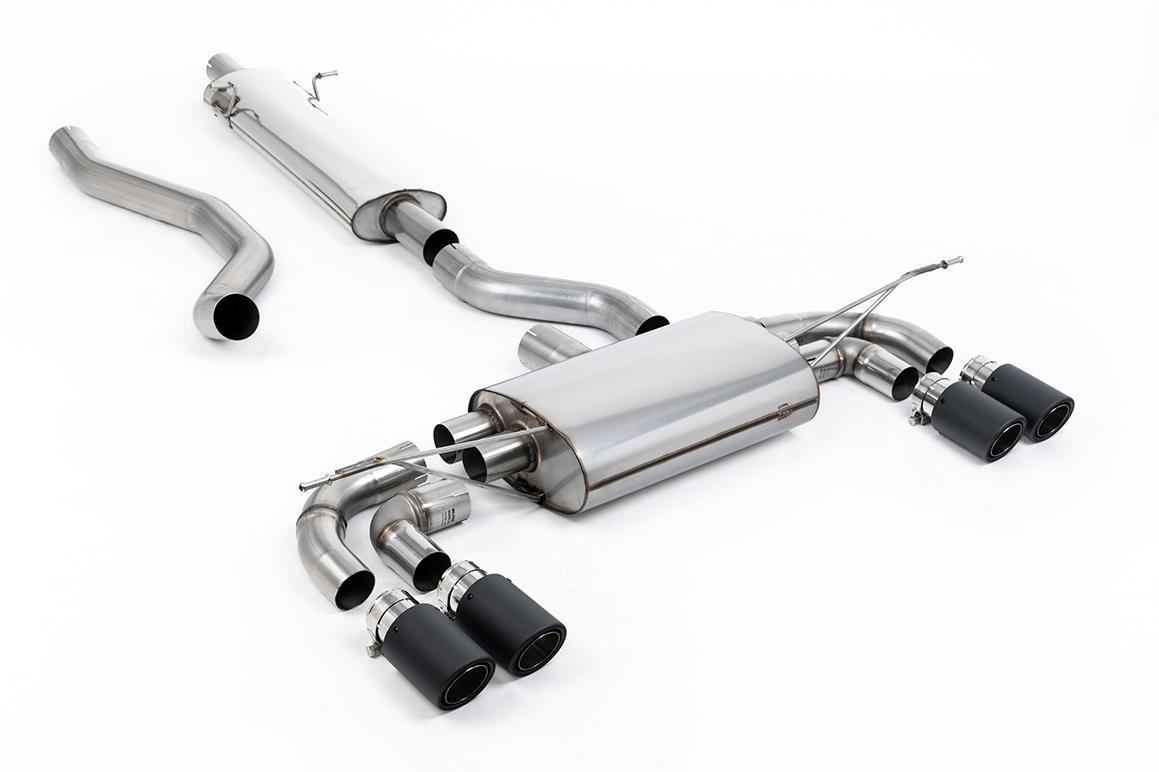 Milltek OPF/GPF Back System | Land Rover Defender 130 - Carbon Tips Milltek OPF/GPF Back System | Land Rover Defender 130 - Carbon Tips