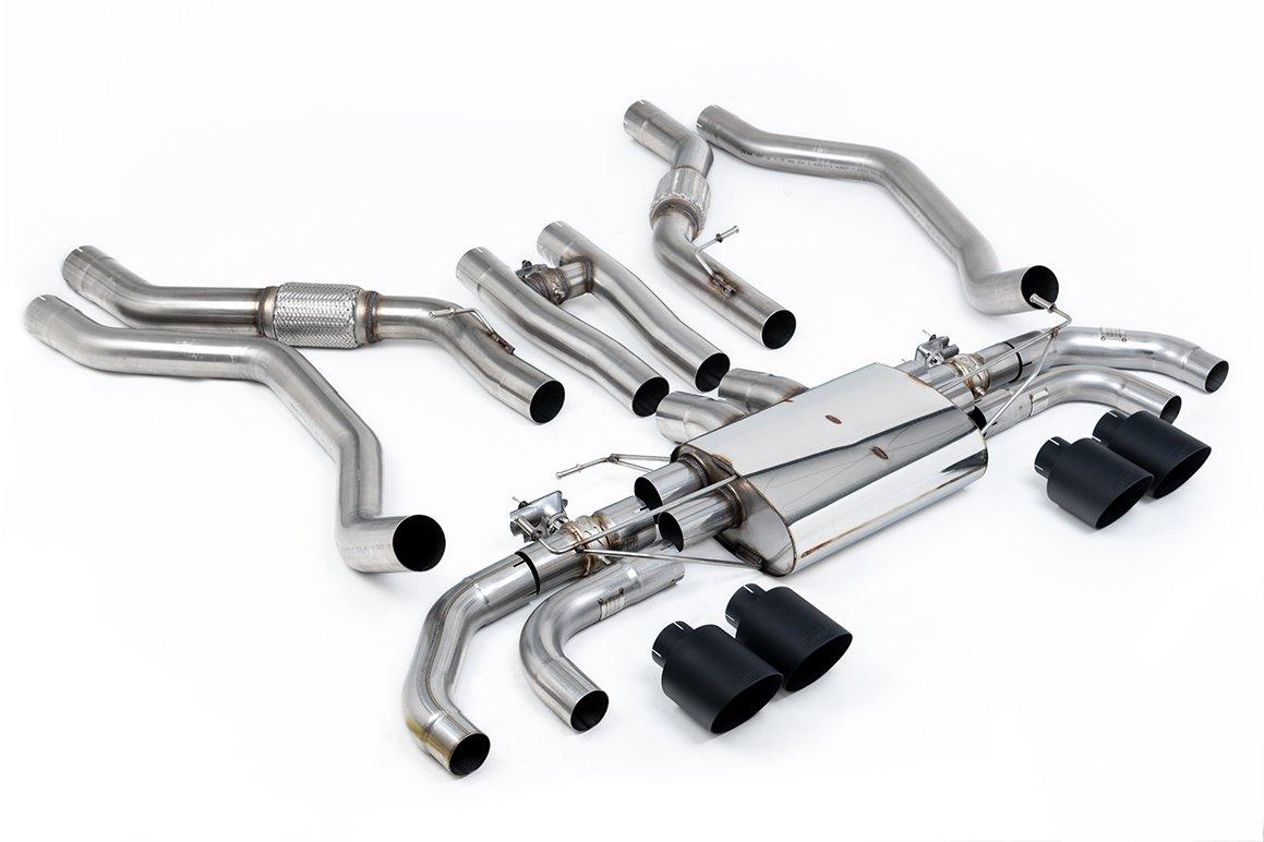 Milltek 80mm OPF/GPF Back System | Range Rover Sport SV L461 - GT-115 Cerakote Black Tips Milltek 80mm OPF/GPF Back System | Range Rover Sport SV L461 - GT-115 Cerakote Black Tips