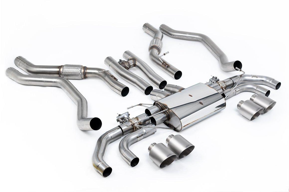 Milltek 80mm OPF/GPF Back System | Range Rover Sport L461 SV - GT-115 Brushed Titanium Tips Milltek 80mm OPF/GPF Back System | Range Rover Sport L461 SV - GT-115 Brushed Titanium Tips