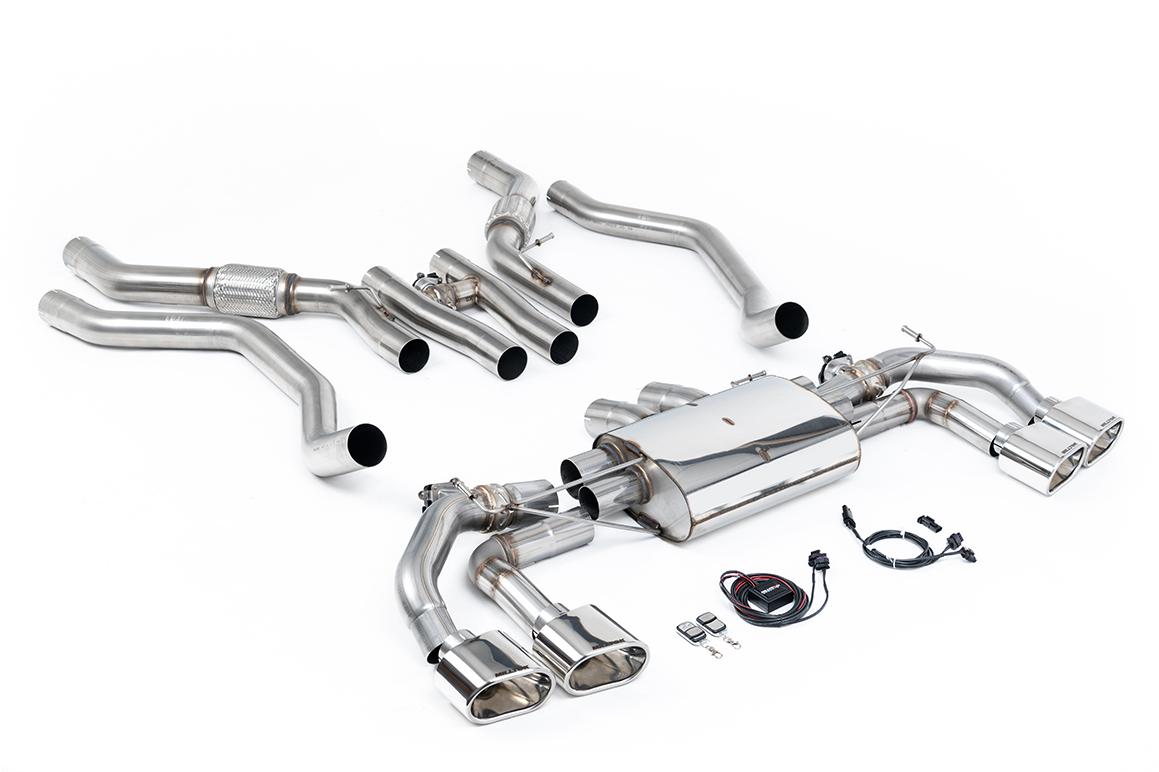 Milltek Valved 80mm OPF/GPF Back Exhaust | Range Rover Sport P530 L461 - Polished Oval Tips Milltek Valved 80mm OPF/GPF Back Exhaust | Range Rover Sport P530 L461 - Polished Oval Tips