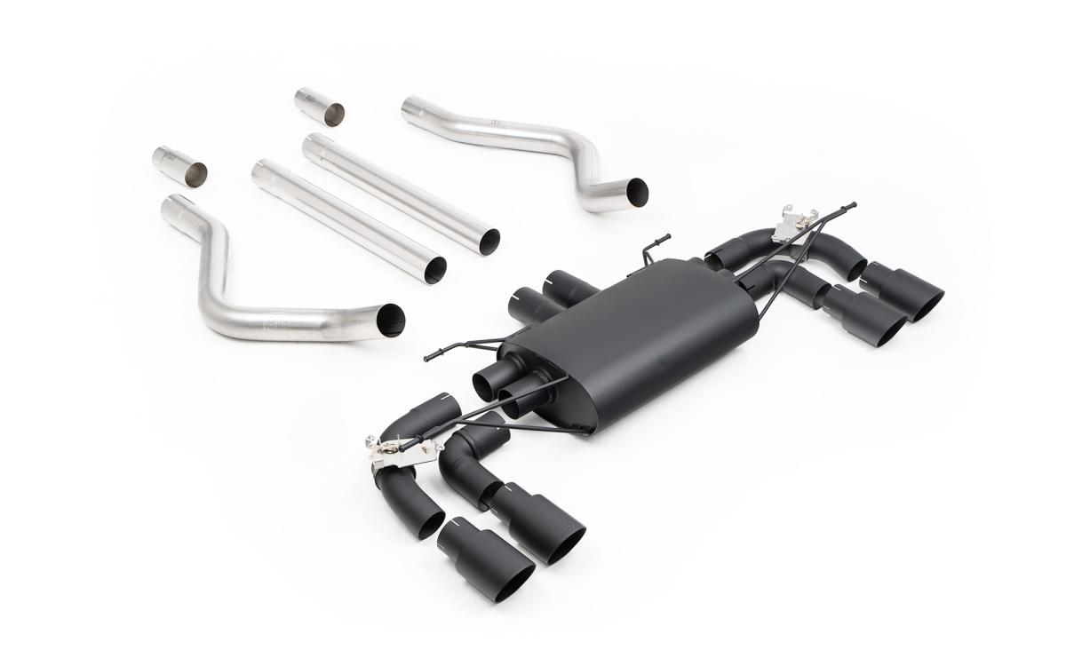 Milltek Black Edition Valved Non-Resonated Cat-Back Exhaust | Land Rover Defender 90 5.0 V8 Milltek Black Edition Valved Non-Resonated Cat-Back Exhaust | Land Rover Defender 90 5.0 V8