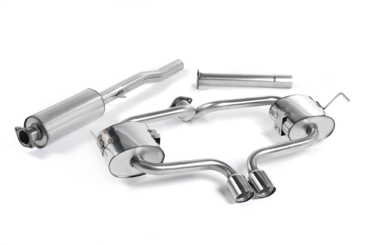 Milltek Resonated Cat-Back Exhaust | Mini Cooper S R53 - Polished Tips